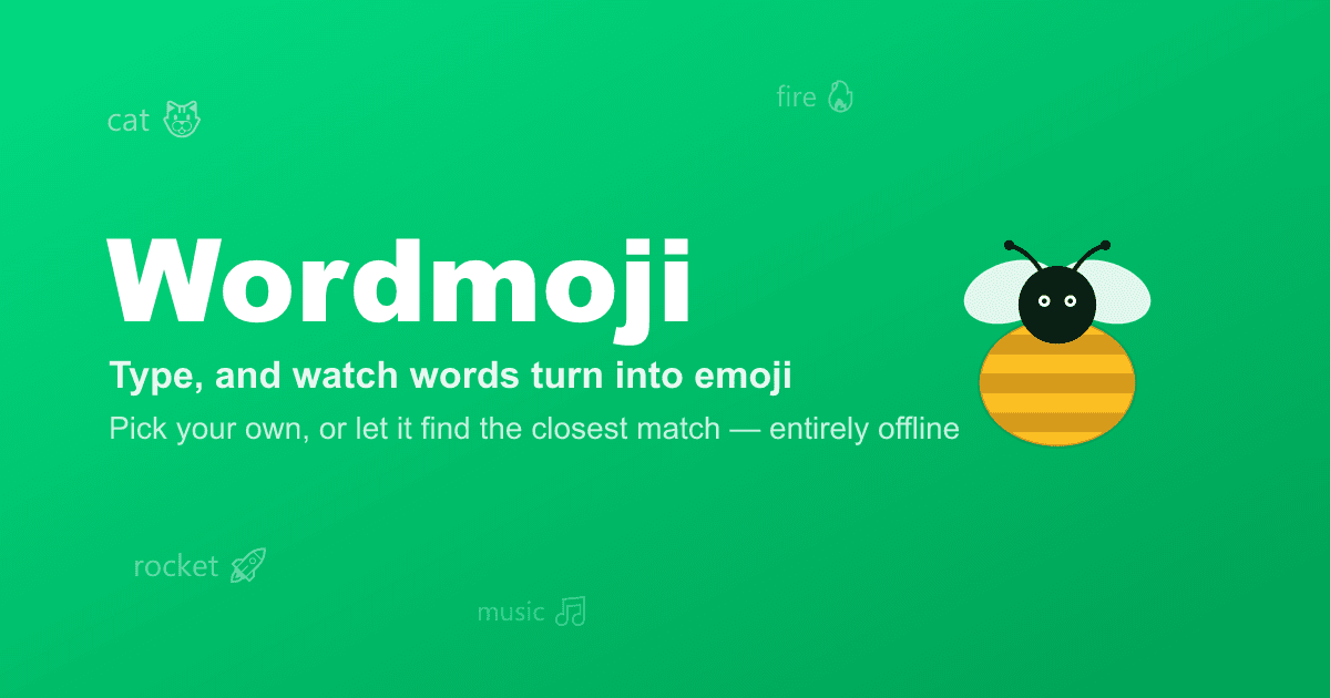 Wordmoji preview